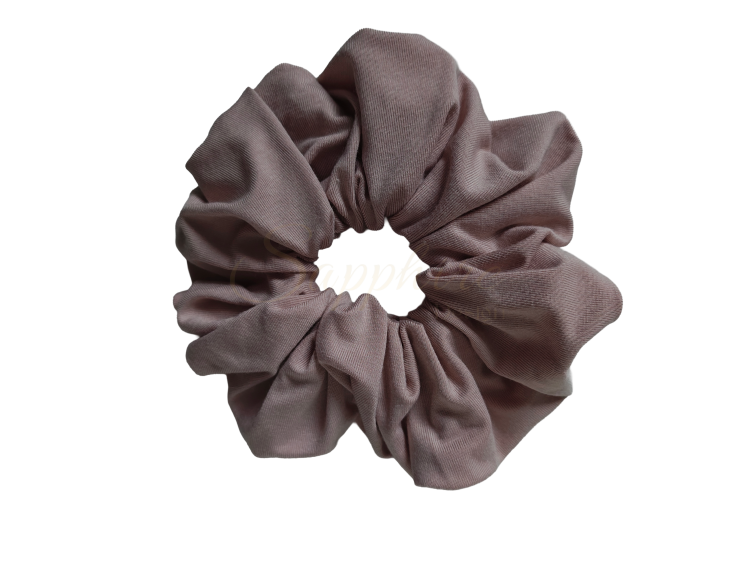 scrunchy beż