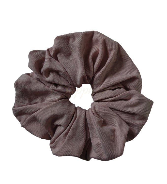 scrunchy beżowa
