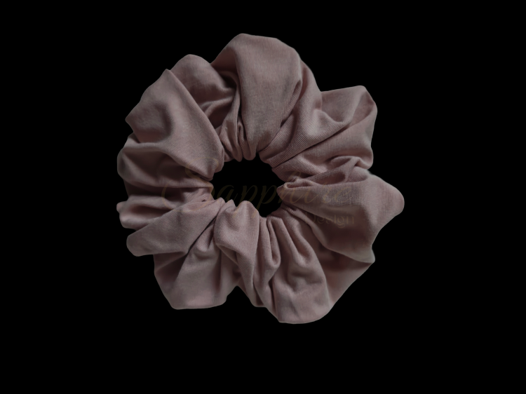 Duża scrunchy miękka beż